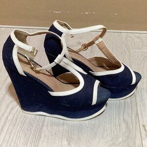 Stella Marco Denim Wedges